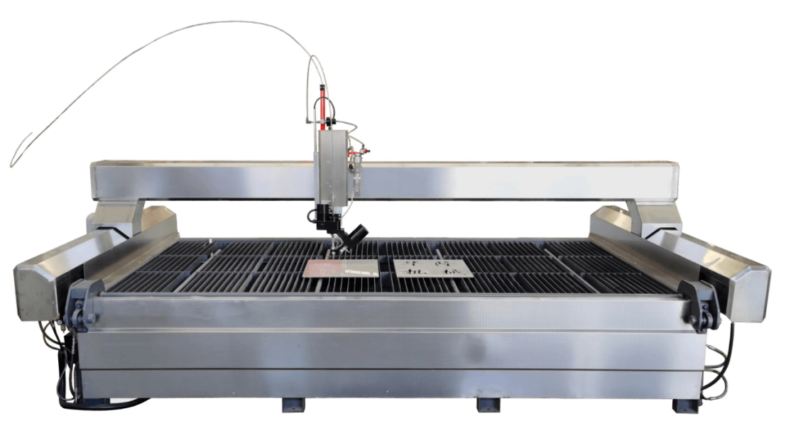 the parts of the waterjet cutting machine