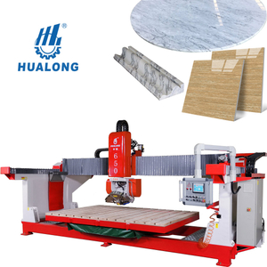 Hualong HLSQ-650 5 Axis CNC Cutting and Sink Cutting Mining Engraving Saw Machine for Granite Marble 