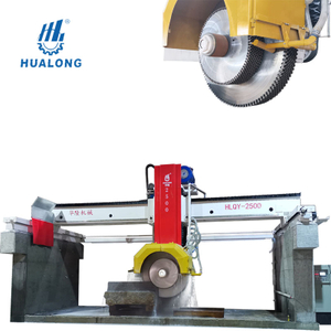 HUALONG Machinery Bridge Type Rock Cutting Saws Granite Block Cutting Machine for Cut Natural Stone HLQY-2500 