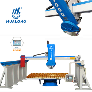 Full Automatic Bridge Stone Cutting Machine bridge cutter saw with tilt table for granite, marble, quartize and artificial marble slab
